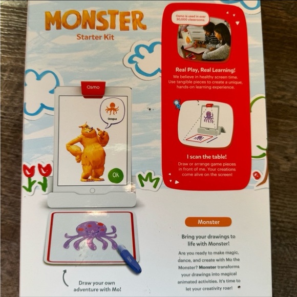 Osmo - Monster Starter Kit for iPad, Ages 4-9, 3 Educational Games - Picture 6 of 12